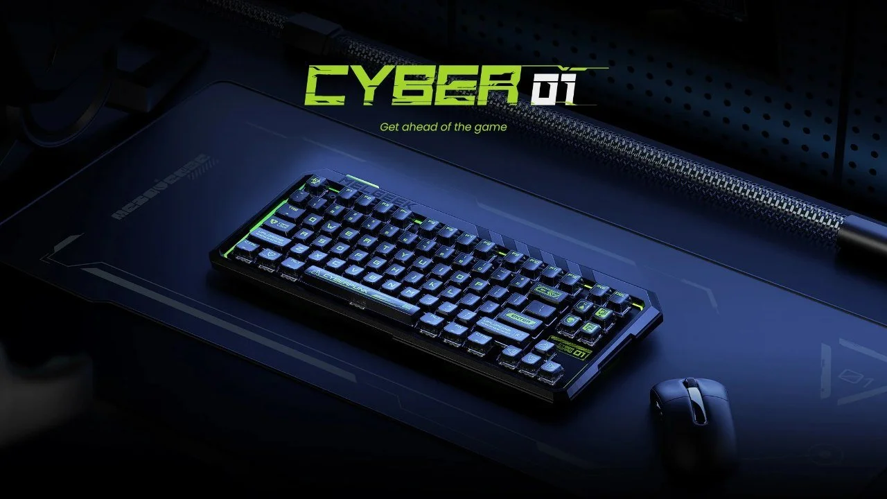 MelGeek CYBER01 gateron jade 換装済み　おまけ付き MelGeek CYBER01 Magnetic Switch Gaming Keyboard Review: A
